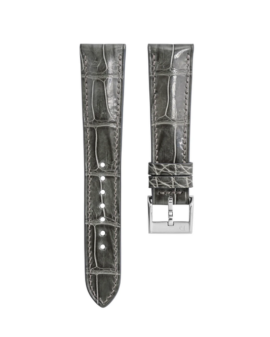 Alligator leather strap