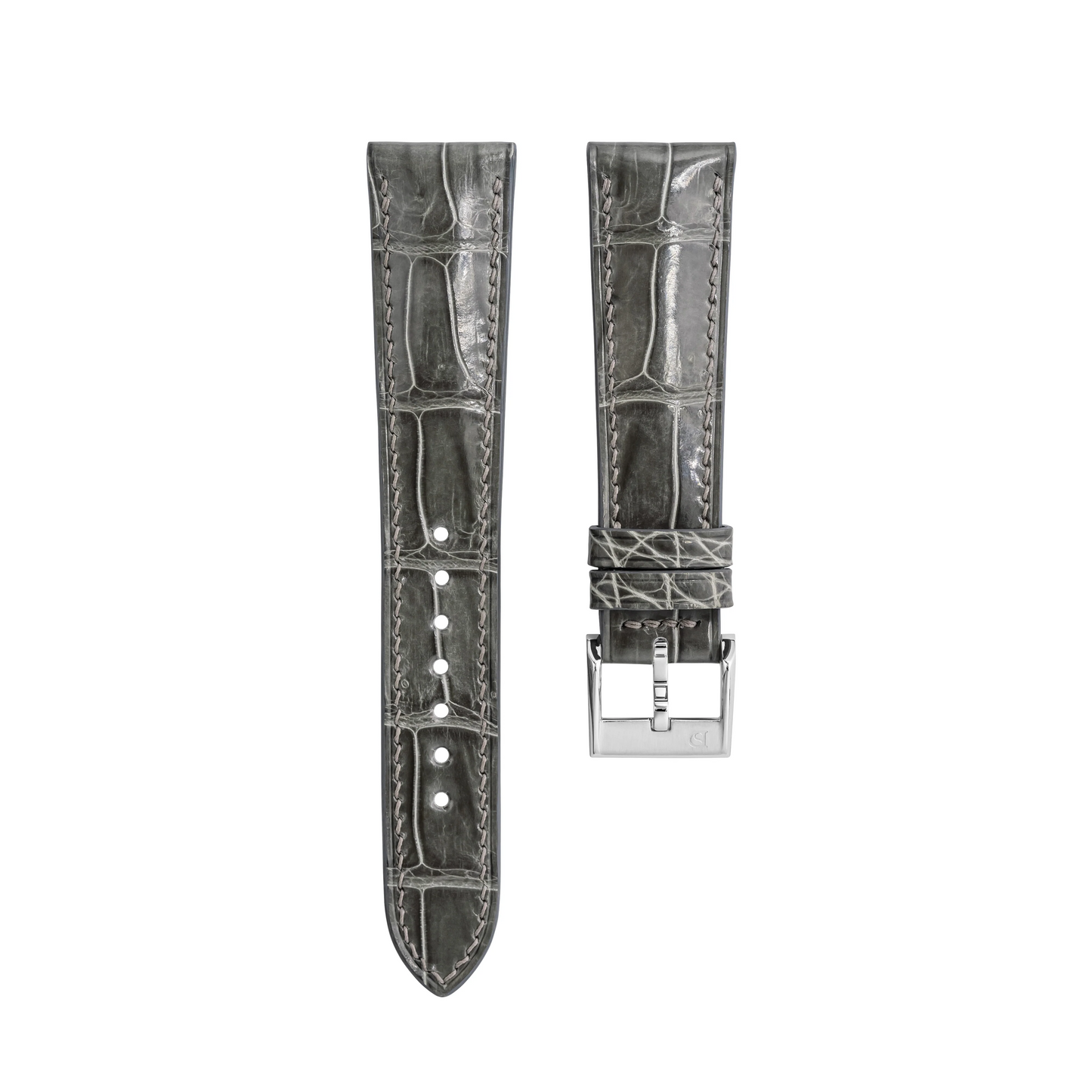 Alligator leather strap